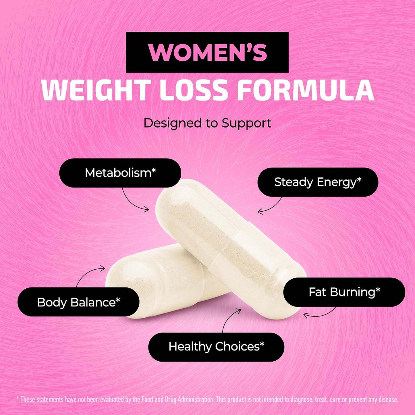 Weight Loss Pills for Women – GLP-1 Metabolism Booster & Appetite Suppressant, 60 Count
