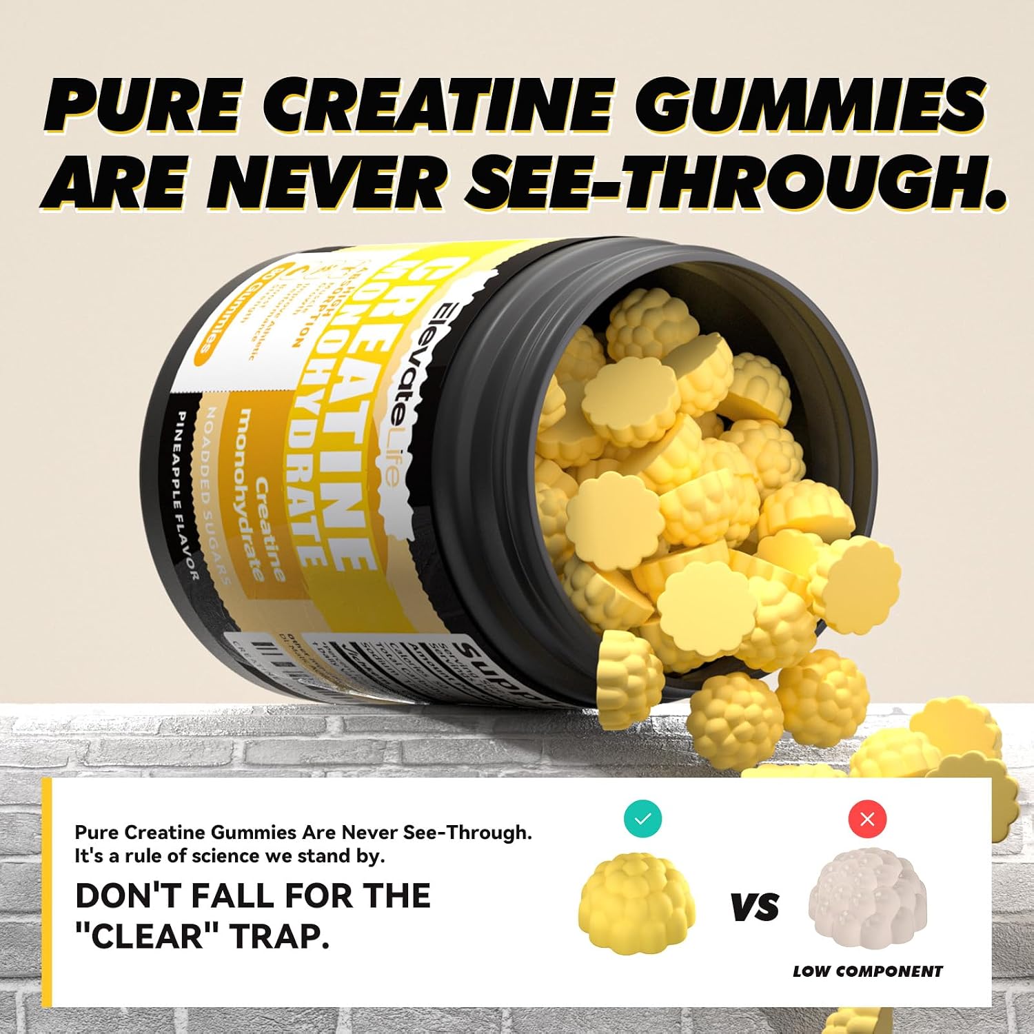 Creatine Gummies supplement facts